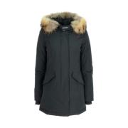 Arctic Parka in Ramar with Detachable Fur Trim Woolrich , Black , Dame...