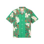 Levendig Groen Sea Floral Overhemd PS By Paul Smith , Green , Heren