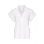 Caliopekb Blouse 10103864 Karen by Simonsen , White , Dames