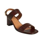 High Heel Sandals L'Exception Paris , Brown , Dames