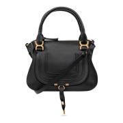 Leren schoudertas in medium formaat Chloé , Black , Dames