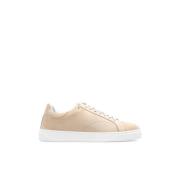 Sneakers met logo Lanvin , Beige , Heren