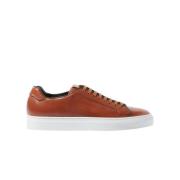 Ugo Handgemaakte Sneakers Scarosso , Brown , Heren