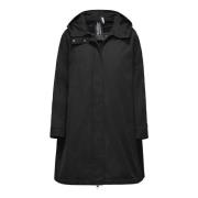 Regenbestendige Parka met Nylon Vest BomBoogie , Black , Dames