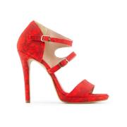 Iride Sandelen Made in Italia , Red , Dames