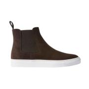Tommaso Sneakers - Handgemaakte Italiaanse stijl Scarosso , Brown , He...