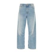 Klassieke Denim Straight Jeans Alanui , Blue , Heren