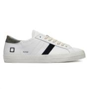 Witte Lage Sneakers van Leer met Geëmbosteerd Logo D.a.t.e. , White , ...