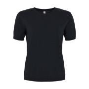 Korte Mouw Top Skovhuus , Black , Dames