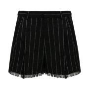 Casual Wool Shorts Marni , Black , Dames