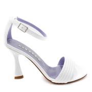 High Heel Sandals Albano , White , Dames