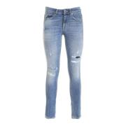 Monroe Slim-fit Jeans Dondup , Blue , Dames