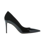 Lakleren Pumps Scarosso , Black , Dames