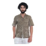 Shirt met korte mouwen Woolrich , Beige , Heren