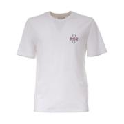 Retro Katoenen T-Shirt Jacob Cohën , White , Heren