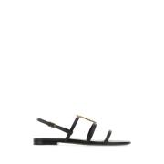 Stijlvolle Sandalen voor Mannen en Vrouwen Saint Laurent , Black , Dam...