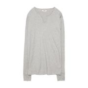 Monastir Skull Longsleeve T-shirt Zadig & Voltaire , Gray , Heren