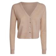 Loop Trim Cardigan Chanterelle Vince , Beige , Dames