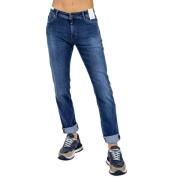 Slim-fit jeans PT Torino , Blue , Heren