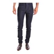 Klassieke Wijde Been Bohemian Broek Dondup , Blue , Heren