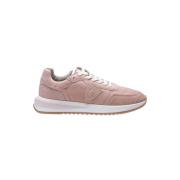 Tropez 2.1. Gewen Leren Sneakers met Patches Philippe Model , Pink , D...