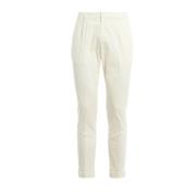 Slim Fit Broek Dondup , White , Heren