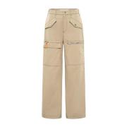 Beige Cargo Broek Dion Lee , Green , Dames