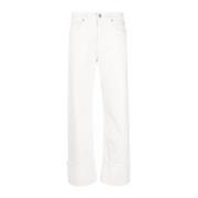 Gebroken witte jeans P.a.r.o.s.h. , White , Dames