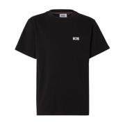 Katoenen Logo T-shirt Gcds , Black , Heren