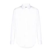 Onberispelijk Katoenen Overhemd Canali , White , Heren