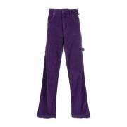 Straight Trousers Darkpark , Purple , Heren