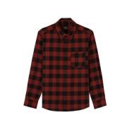 Normaal Overhemd A.p.c. , Red , Heren