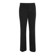 Straight Trousers My Essential Wardrobe , Black , Dames