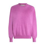 Ronde Hals Pullover Trui Ballantyne , Purple , Dames