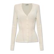 Cardigan met lange mouwen Lanvin , Beige , Dames