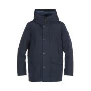 Blauwe Storm Parka Woolrich , Blue , Heren