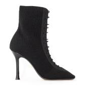 Heeled Boots Alevi Milano , Black , Dames