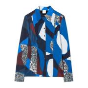 Gestreept Overhemd PS By Paul Smith , Blue , Dames