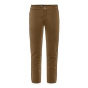 Trendy Slim Fit Chino Broek BomBoogie , Brown , Heren