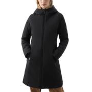 Zwarte winddichte Woolrich jas Woolrich , Black , Dames