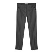 Zwarte Madrid Straight Broek Summum Woman , Black , Dames