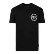 T-Shirts Philipp Plein , Black , Heren