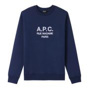 Marine Sweatshirt A.p.c. , Blue , Heren