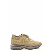 Suède Damessneakers Hogan , Beige , Dames