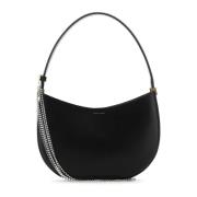 Zwart leer medium vesna handtas Magda Butrym , Black , Dames