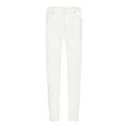 Klassieke Straight Broek Kiton , White , Heren