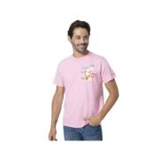 T-Shirts MC2 Saint Barth , Pink , Heren