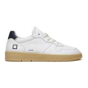 Witte sneakers met geperforeerde details D.a.t.e. , White , Heren