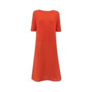 Midi Dresses Le Tricot Perugia , Orange , Dames