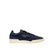 LOB 01 LOW Leat/Leat Herensneakers Ghoud , Blue , Heren